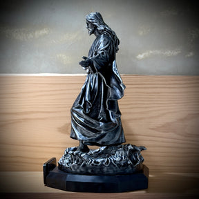 Jesus Walk on Water– ( Figure de luxo Jesus andando nas águas) Premium Decorativo  de Luxo pintado a mão, Pronta entrega ORIGINAL.