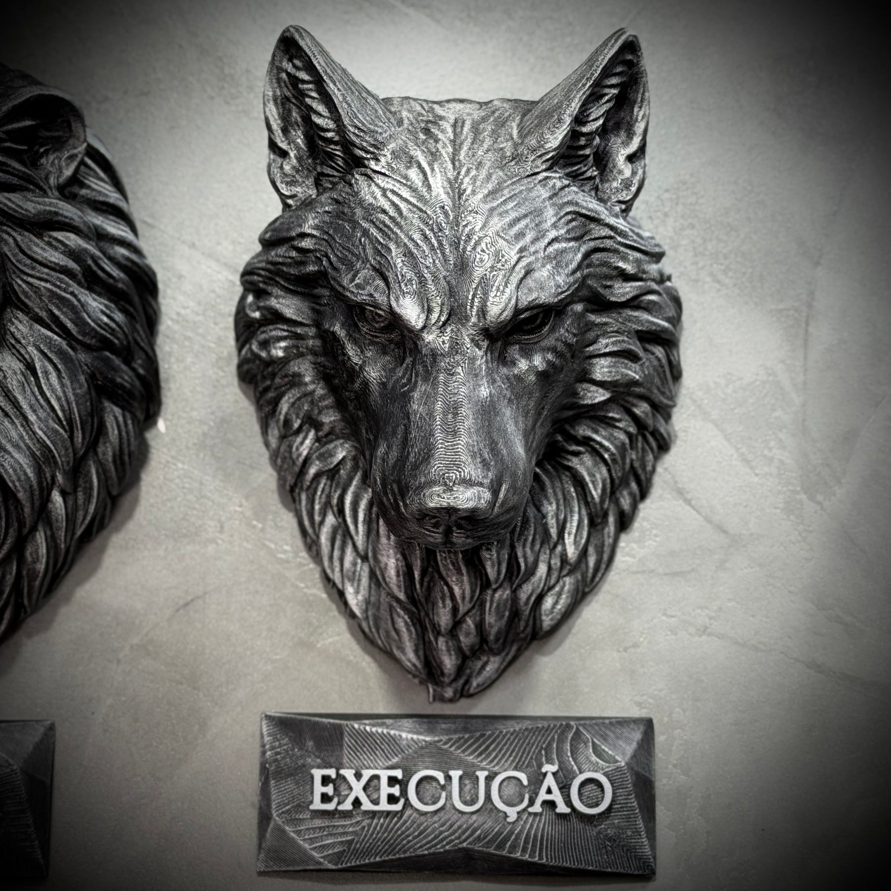 Kit 3 Artes de Parede Premium Decorativos Leão Disciplina, Lobo Execução, Aguia Foco, de Luxo pintados a mão, Pronta entrega ORIGINAL.