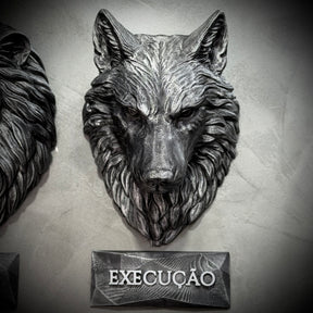 Kit 3 Artes de Parede Premium Decorativos Leão Disciplina, Lobo Execução, Aguia Foco, de Luxo pintados a mão, Pronta entrega ORIGINAL.
