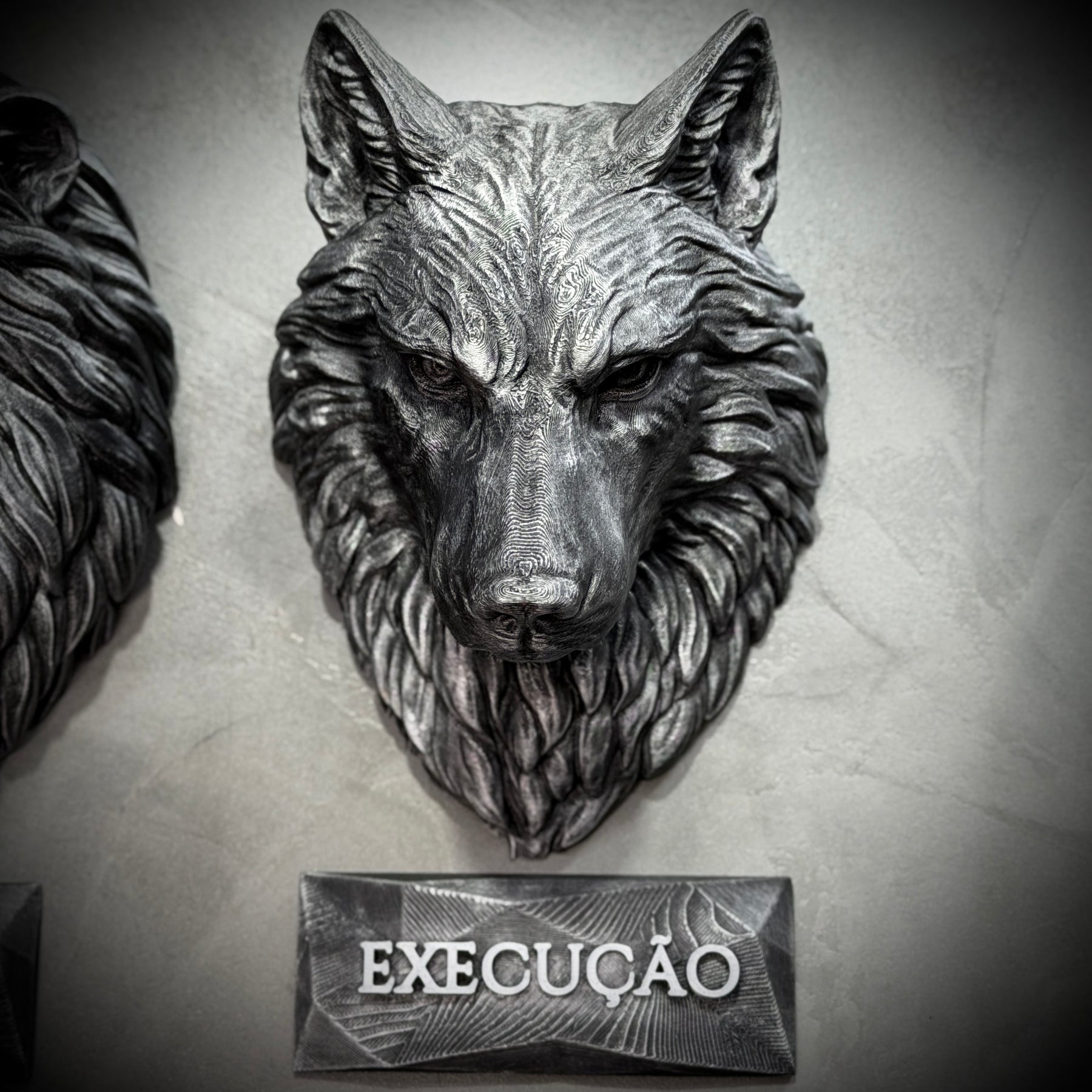 Kit 3 Artes de Parede Premium Decorativos Leão Disciplina, Lobo Execução, Aguia Foco, de Luxo pintados a mão, Pronta entrega ORIGINAL.