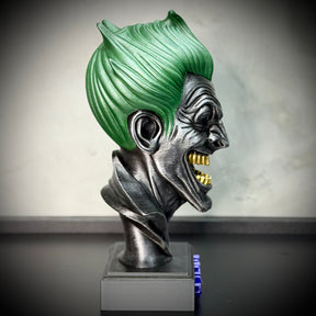 The Joker Smile– ( Busto de luxo Coringa rindo) Premium Decorativo  de Luxo pintado a mão, Pronta entrega ORIGINAL