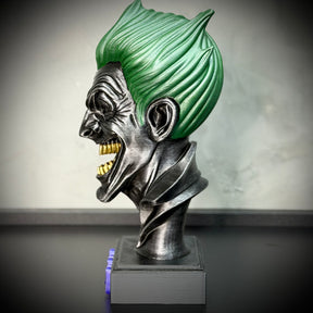 The Joker Smile– ( Busto de luxo Coringa rindo) Premium Decorativo  de Luxo pintado a mão, Pronta entrega ORIGINAL