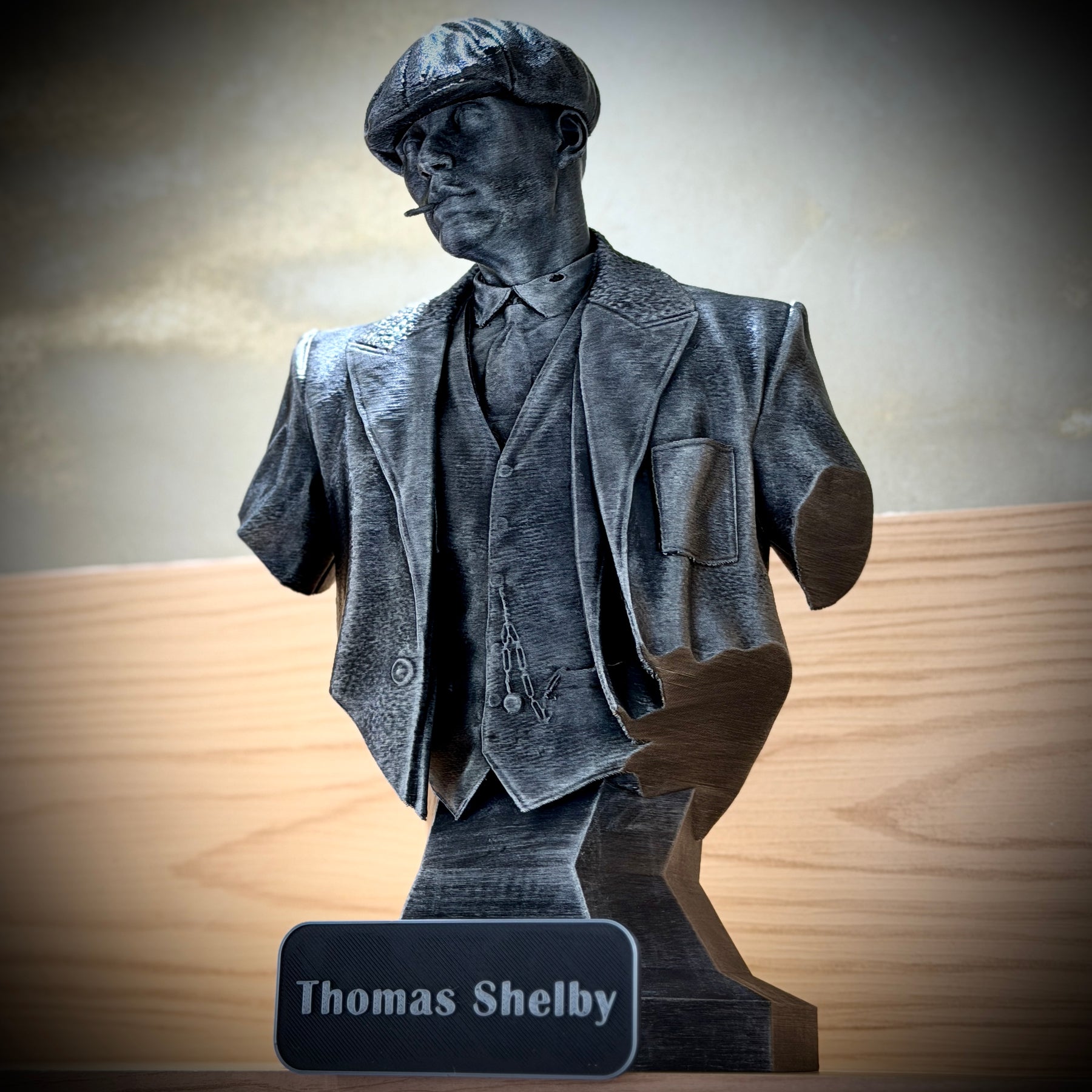 The Shelby Legacy – ( Busto Thomas Shelby ) Premium Decorativo  de Luxo pintado a mão, Pronta entrega ORIGINAL.