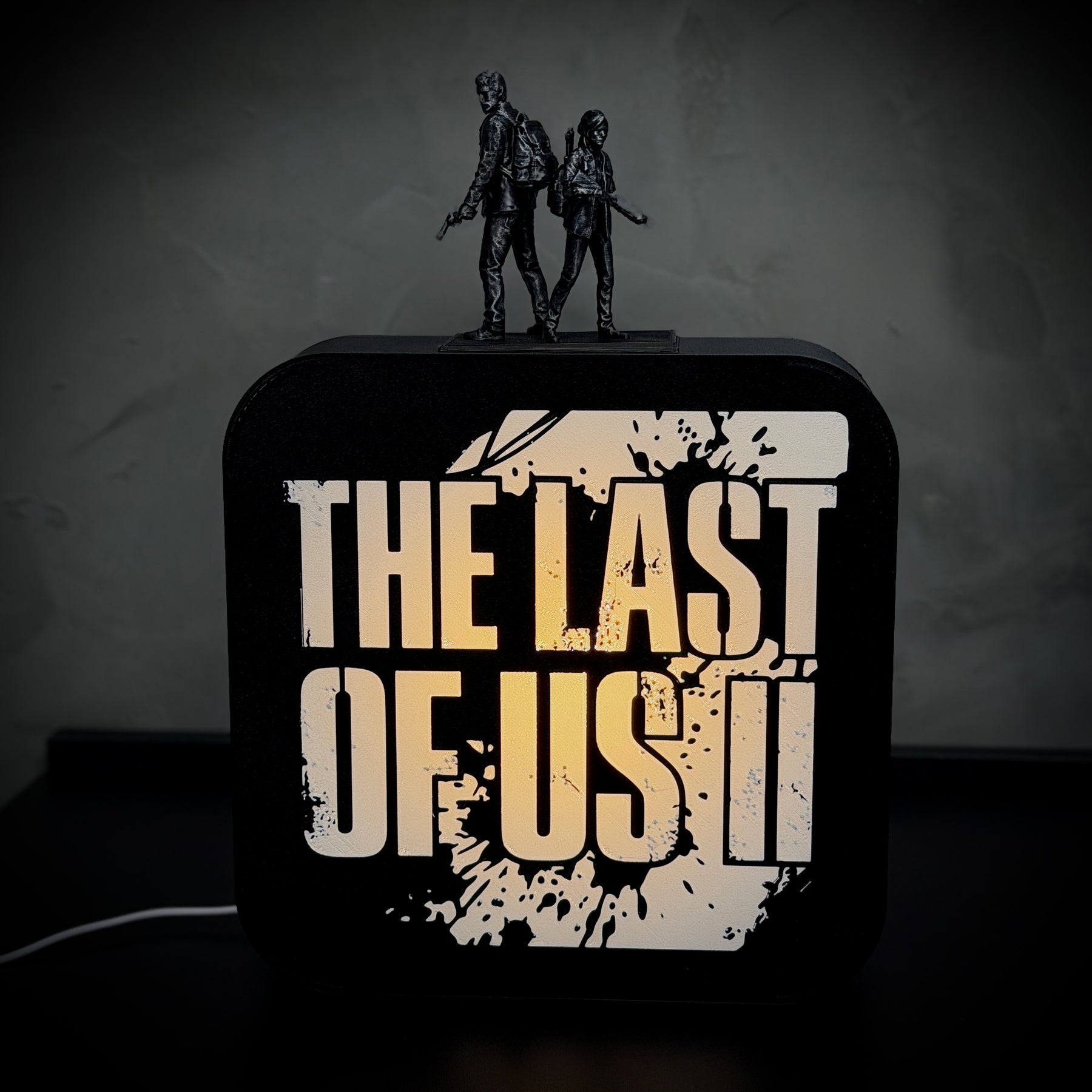 The Last Light (Luminária Action Figure LED The Last of Us ) Premium de Luxo a mão, Pronta entrega