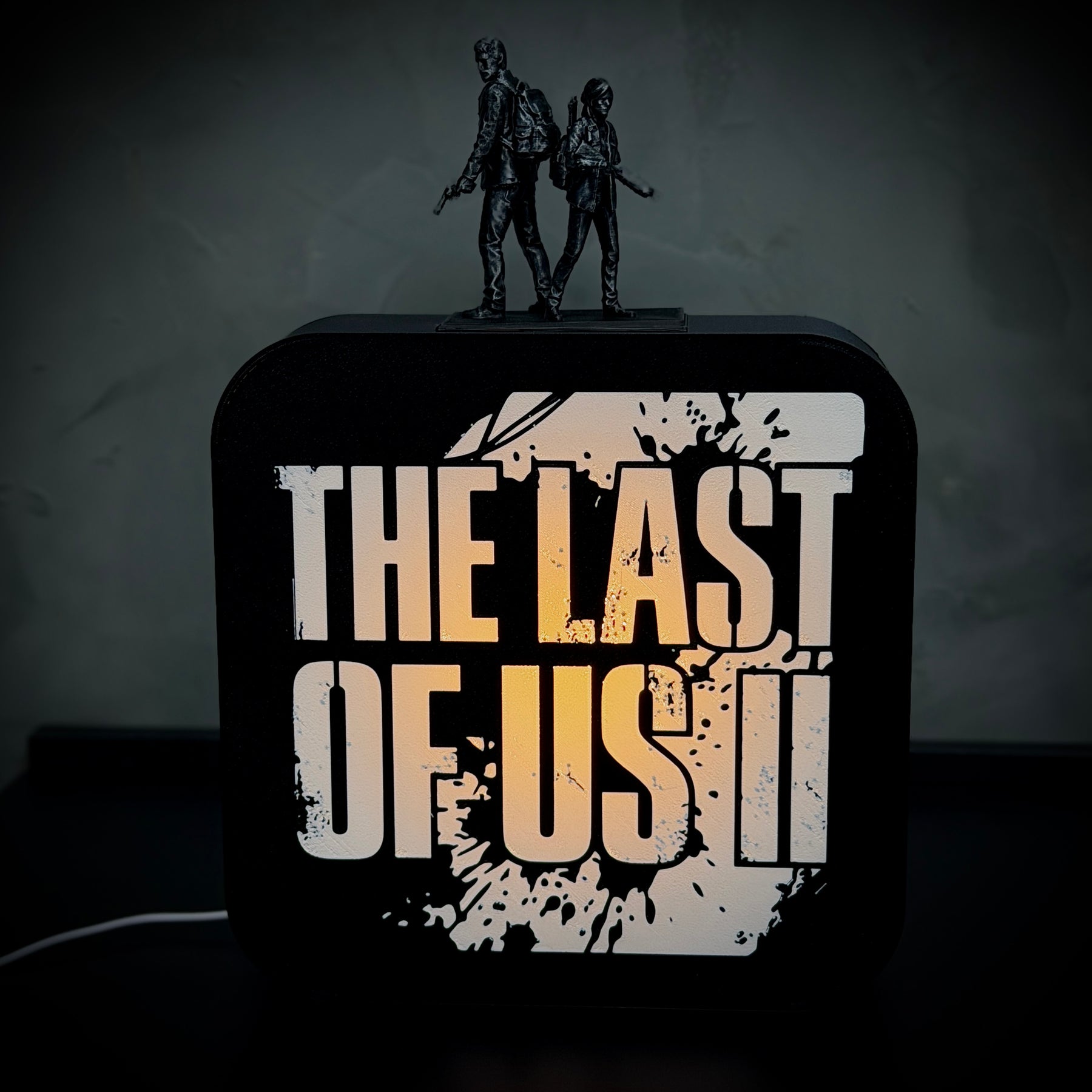 The Last Light (Luminária Action Figure LED The Last of Us ) Premium de Luxo a mão, Pronta entrega