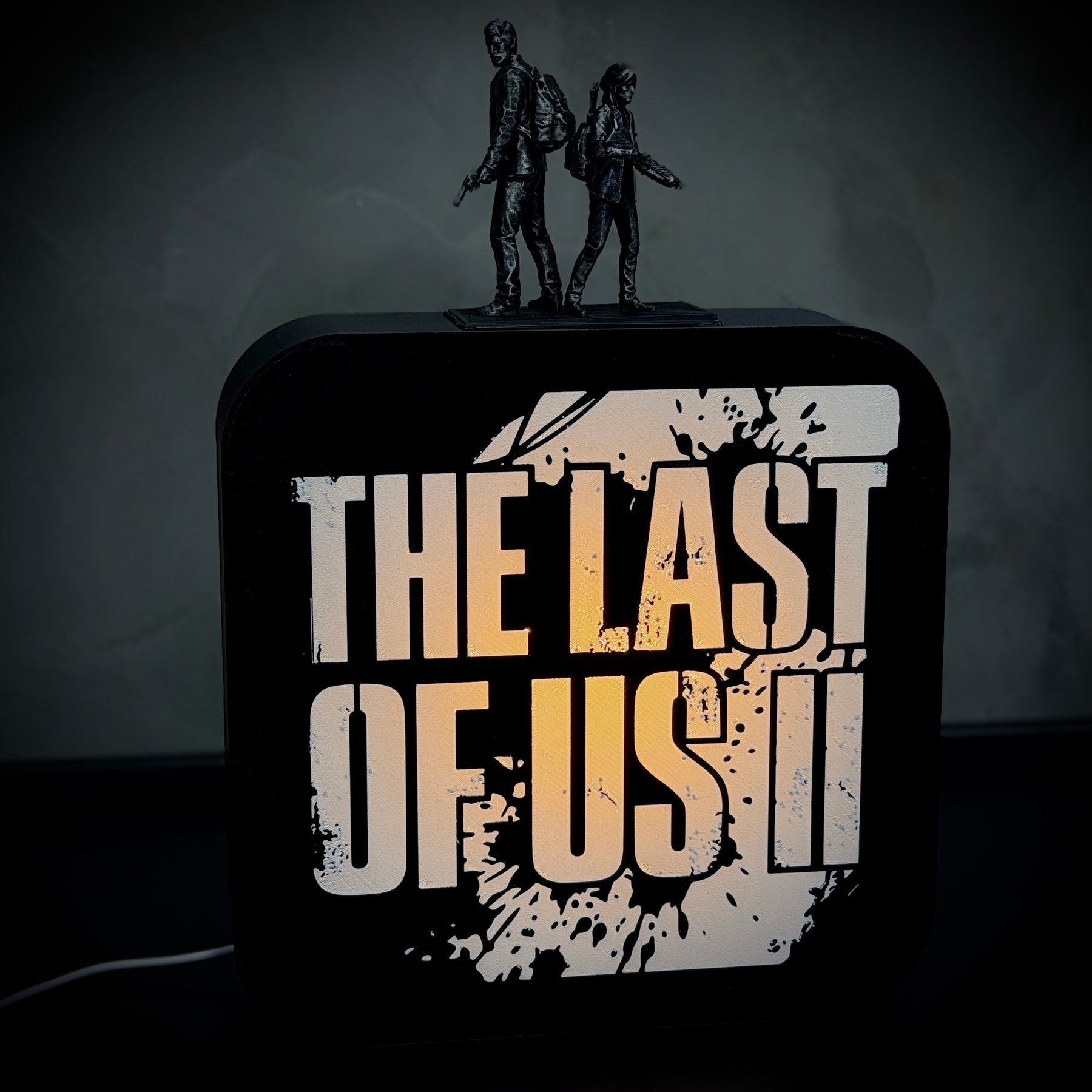 The Last Light (Luminária Action Figure LED The Last of Us ) Premium de Luxo a mão, Pronta entrega