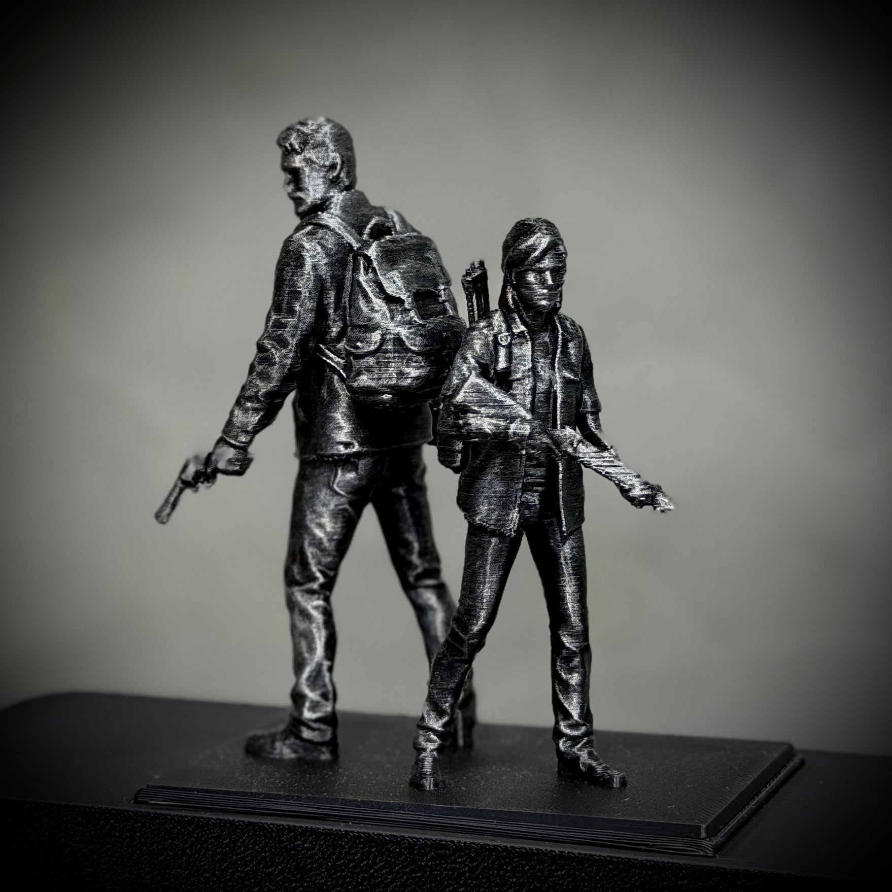 The Last Light (Luminária Action Figure LED The Last of Us ) Premium de Luxo a mão, Pronta entrega