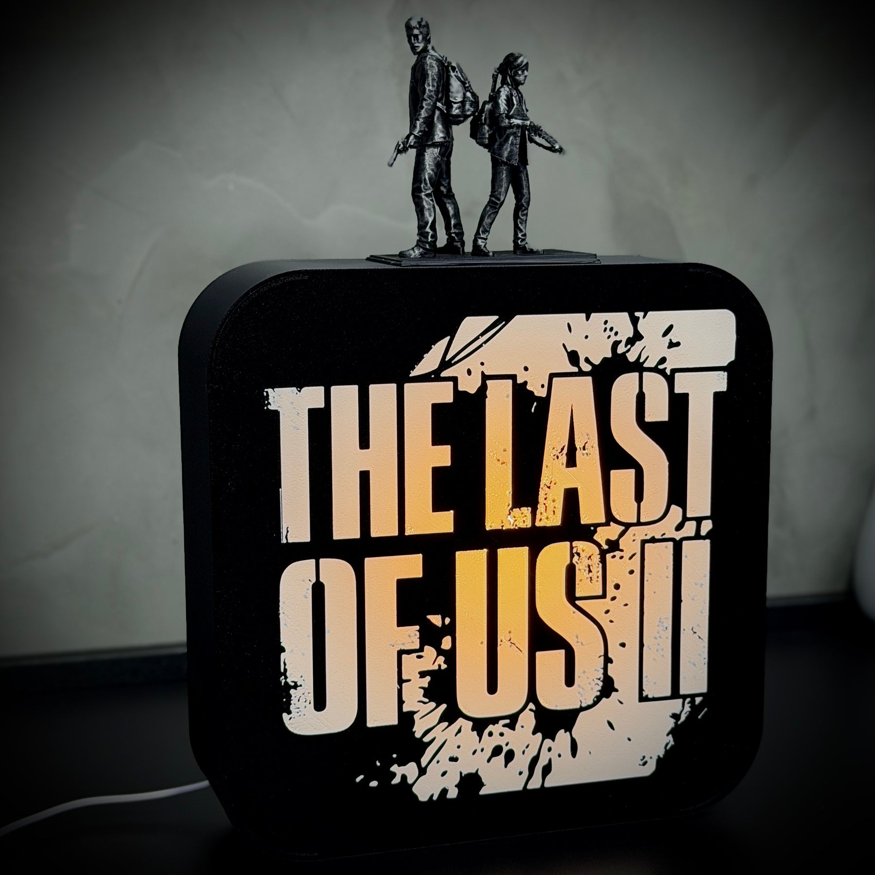 The Last Light (Luminária Action Figure LED The Last of Us ) Premium de Luxo a mão, Pronta entrega