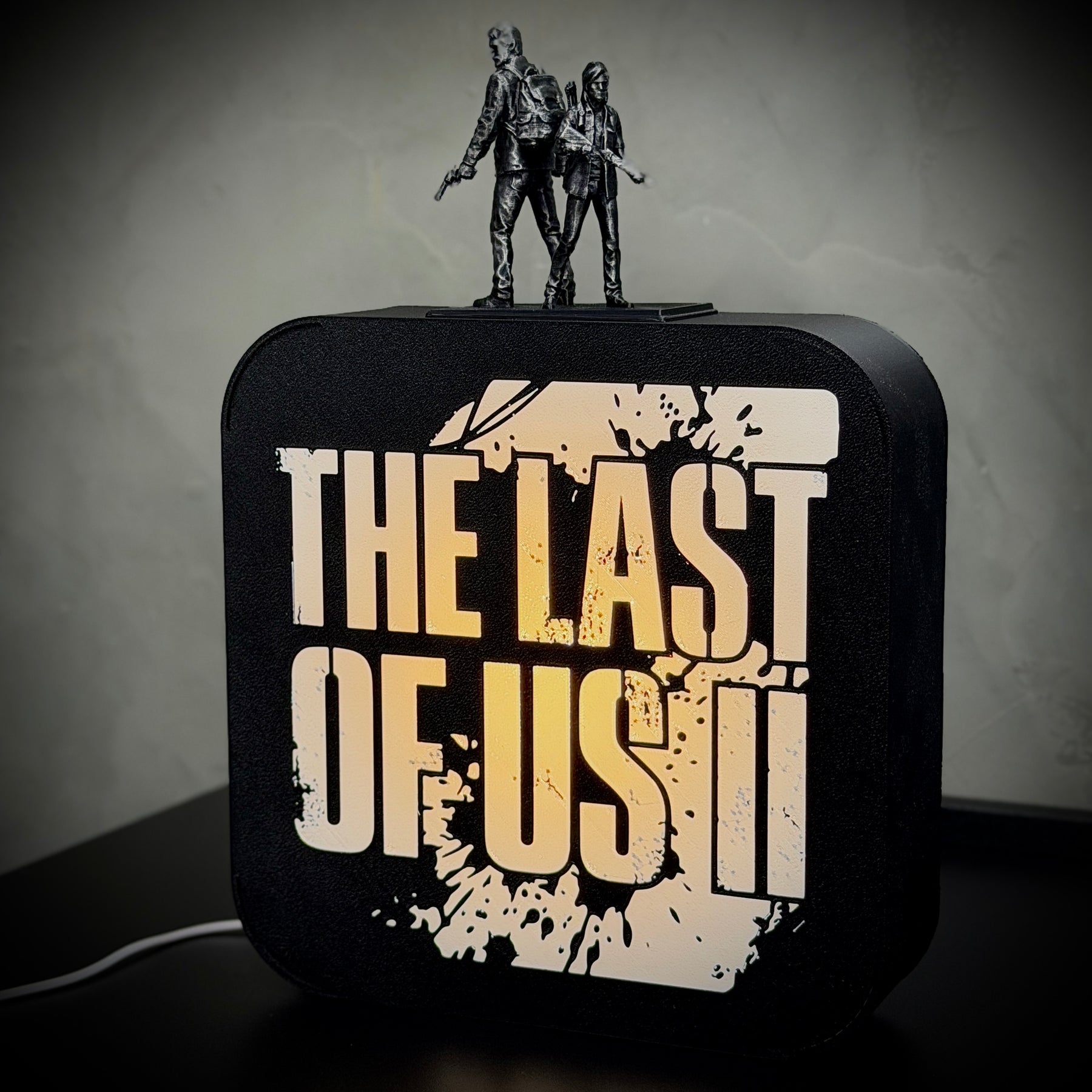 The Last Light (Luminária Action Figure LED The Last of Us ) Premium de Luxo a mão, Pronta entrega