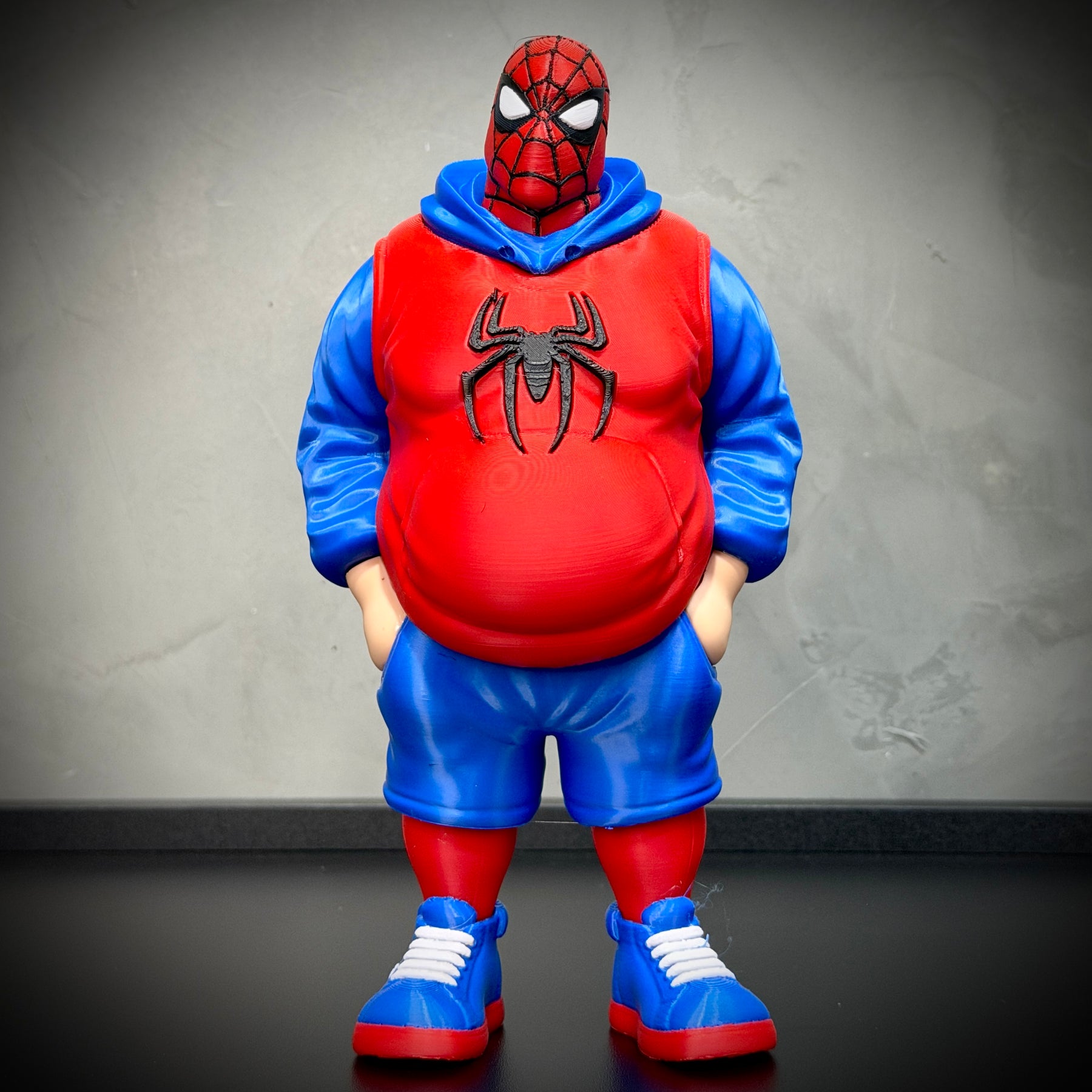 The Fat Spiderman Streetwise– ( Figure decorativa Homem Aranha Gordinho ) Premium de Luxo a mão, Pronta entrega