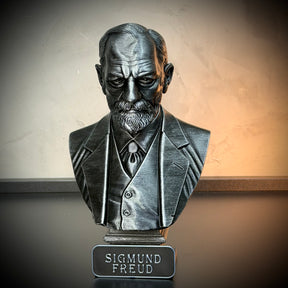 The Freud Legacy ( Busto Premium Sigmund Freud) Decorativo  de Luxo pintado a mão, Pronta entrega ORIGINAL.