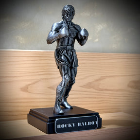 The Champion Rocky – ( Figure Rocky Balboa ) Premium Decorativo  de Luxo pintado a mão, Pronta entrega ORIGINAL.