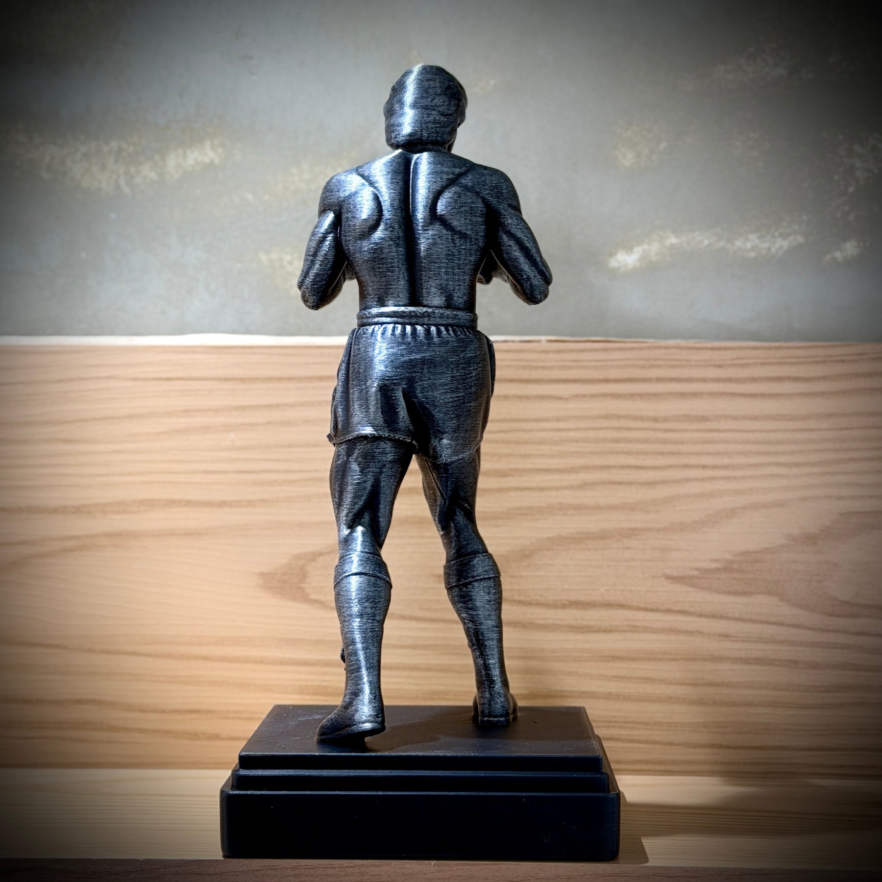 The Champion Rocky – ( Figure Rocky Balboa ) Premium Decorativo  de Luxo pintado a mão, Pronta entrega ORIGINAL.