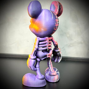 The Skull Mickey ( Figure Streetart) GRANDE EXCLUSIVO Premium de Luxo pintado a mão, Pronta entrega