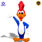 O Pica Pau– ( Figure decorativa estilo Cartoon) Premium de Luxo pintado a mão, Pronta entrega