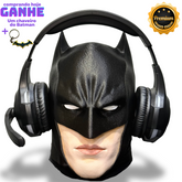Suporte/Decoração Para Headset Fone Gamer -  Batman de luxo pintado a mão Pronta Entrega