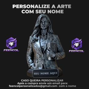 The Counter Legacy ( Figure decorativa Profissoes: Contador(a) )  Premium Decorativo  de Luxo pintado a mão, Pronta entrega ORIGINAL