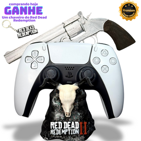 Suporte Premium Para Controle Ps5/ Ps4 e Xbox Red Dead Redemption 2 de luxo  pintado a mão + CHAVEIRO DE BRINDE Pronta Entrega