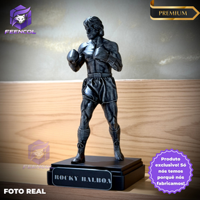 The Champion Rocky – ( Figure Rocky Balboa ) Premium Decorativo  de Luxo pintado a mão, Pronta entrega ORIGINAL.