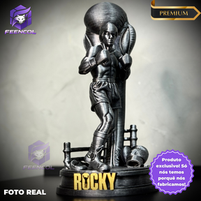 The Rocky Legacy – ( Figure Rocky Balboa ) Premium Decorativo  de Luxo pintado a mão, Pronta entrega ORIGINAL.
