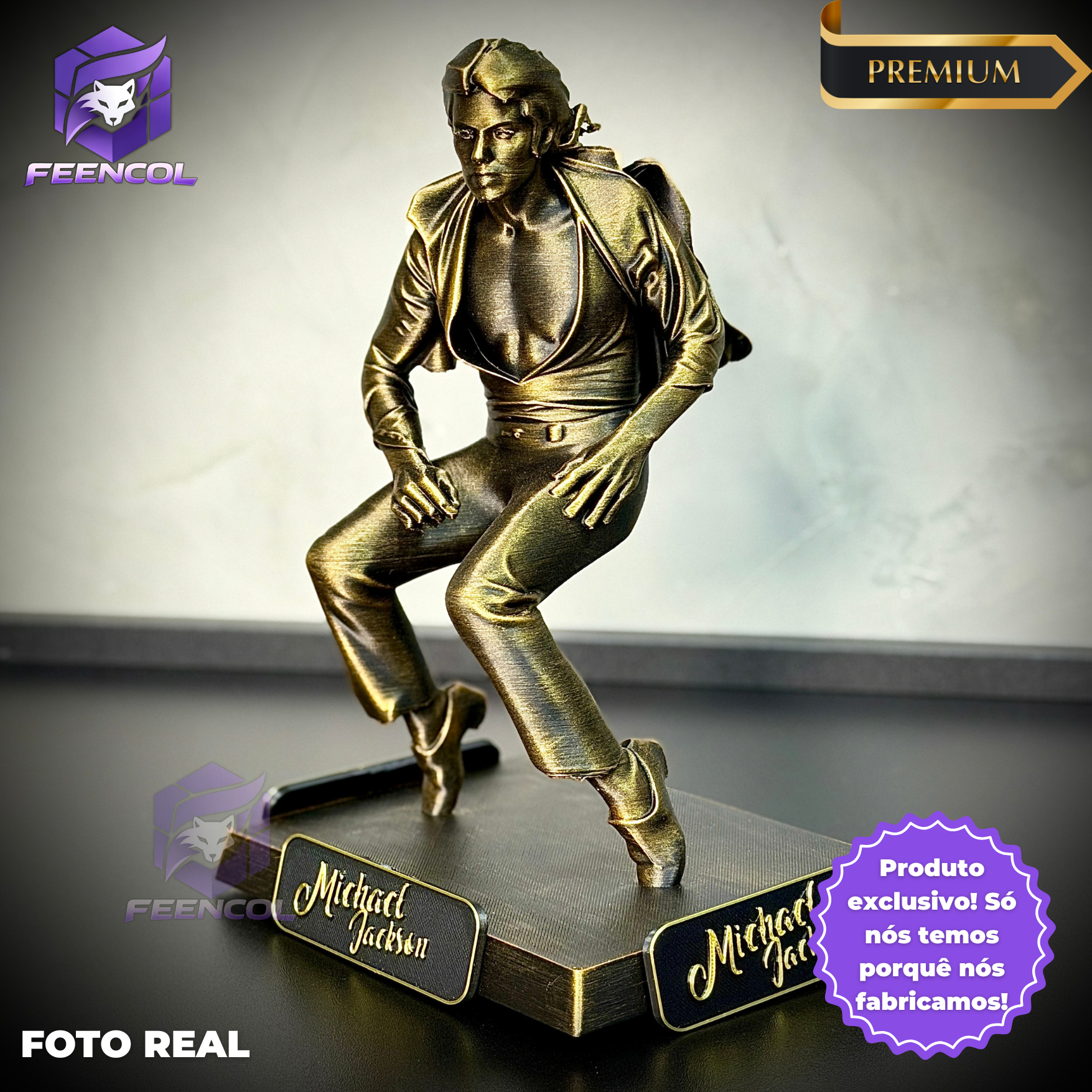 The Michael Legacy – (Figure Premium Michael Jackson ) Decorativo  de Luxo pintado a mão, Pronta entrega ORIGINAL.