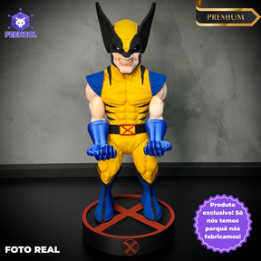 Suporte Premium Para Controle de Playstation e Xbox Wolwerine de luxo  pintado a mão Pronta Entrega com chaveiro de brinde