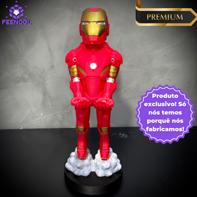 Suporte Premium Action Figure Controle Playstation Xbox Homem de Ferro de Luxo ( Iron man) Vingadores Pronta Entrega