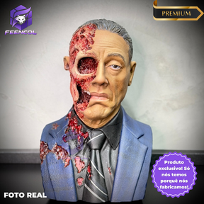 Action Figure Busto Gustavo Fring  1/4 (Breaking Bad)  de luxo Resina pintado a mão Híper Realista Pronta Entrega Peça única