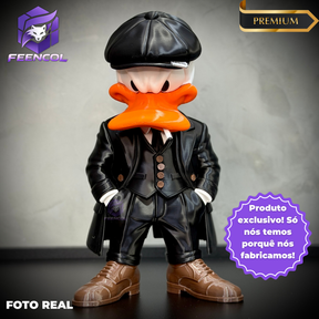 O Pato Donald Shelby– ( Figure decorativa Pato Donald Peaky Blinders) GRANDE EXCLUSIVO Premium de Luxo a mão, Pronta entrega