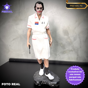Action Figure Premium Boneco Coringa ( Heath Ledger Joker) Enfermeira Grande 35cm de luxo  pintado a mão Pronta Entrega