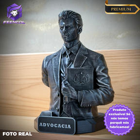 The Lawyer Legacy ( Figure decorativa Profissoes: Advogado (a)  Premium Decorativo  de Luxo pintado a mão, Pronta entrega