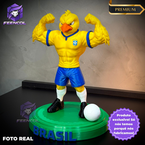 O canarinho Pistola– ( Figure decorativa canarinho seleção Brasileira ) Premium de Luxo a mão, Pronta entrega