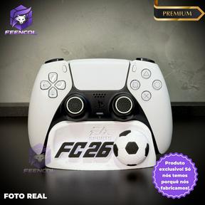 Suporte Premium Para Controle Dualsense Ps5 FC 25 (fifa 26)  de luxo pintado a mão Pronta Entrega+ Chaveiro de brinde