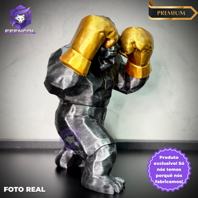 The Boxe Kong– (Figure Gorila Lutador) Premium de Luxo a mão, Pronta entrega Limitado