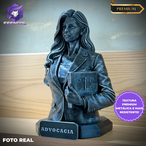 The Lawyer Legacy ( Figure decorativa Profissoes: Advogado (a)  Premium Decorativo  de Luxo pintado a mão, Pronta entrega