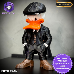 O Pato Donald Shelby– ( Figure decorativa Pato Donald Peaky Blinders) GRANDE EXCLUSIVO Premium de Luxo a mão, Pronta entrega