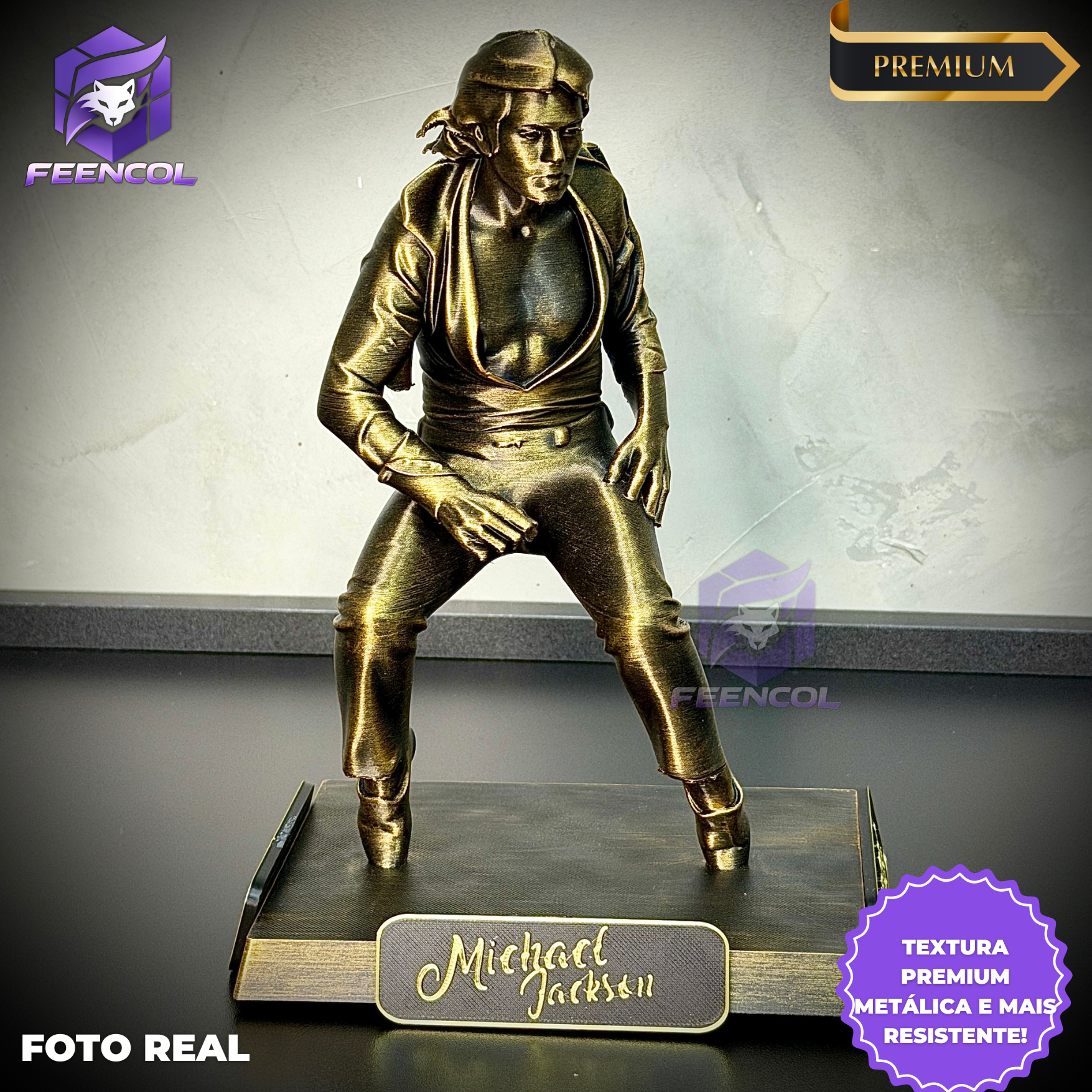 The Michael Legacy – (Figure Premium Michael Jackson ) Decorativo  de Luxo pintado a mão, Pronta entrega ORIGINAL.