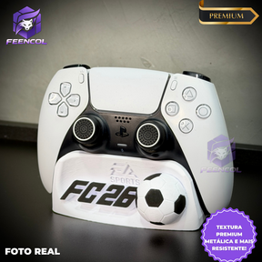 Suporte Premium Para Controle Dualsense Ps5 FC 25 (fifa 26)  de luxo pintado a mão Pronta Entrega+ Chaveiro de brinde