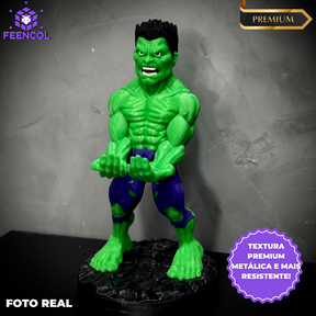 Suporte Premium Para Controle de Playstation e Xbox Hulk de luxo  pintado a mão Pronta Entrega com chaveiro de brinde