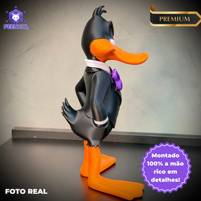O Patolino Smoking – ( Figure decorativa estilo Cartoon) Premium de Luxo a mão, Pronta entrega