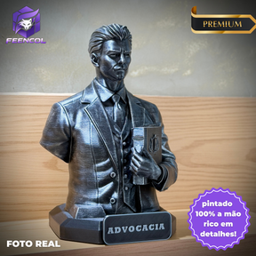 The Lawyer Legacy ( Figure decorativa Profissoes: Advogado (a)  Premium Decorativo  de Luxo pintado a mão, Pronta entrega