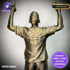 The Messi Legacy – ( Figure Messi) Premium Decorativo  de Luxo pintado a mão,grande 32 cm  Pronta entrega