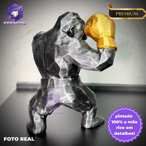 The Boxe Kong– (Figure Gorila Lutador) Premium de Luxo a mão, Pronta entrega Limitado