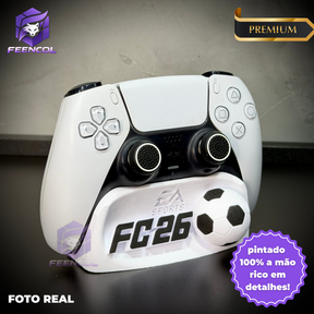 Suporte Premium Para Controle Dualsense Ps5 FC 25 (fifa 26)  de luxo pintado a mão Pronta Entrega+ Chaveiro de brinde