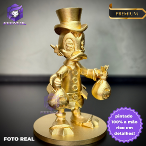 The McDuck Toten – ( Toten Tio Patinhas Dourado) Premium Decorativo  de Luxo pintado a mão, Pronta entrega ORIGINAL.