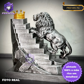 The Persistence Lion 2  – ( Figure Leão da Persistência nova versão robusta) Premium Decorativo  de Luxo pintado a mão, Pronta entrega ORIGINAL