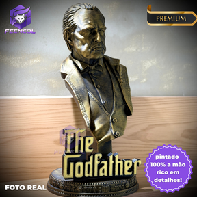 The Godfather – ( Figure de luxo O Poderoso chefão) Premium Decorativo  de Luxo pintado a mão, Pronta entrega ORIGINAL.