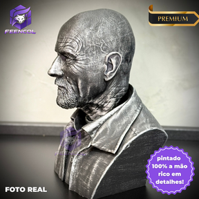 Figure Busto Walter White  (Breaking Bad) Premium de luxo Resina pintado a mão  Pronta Entrega