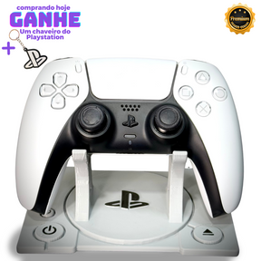 Suporte Controle de Playstation 4 e Playstation 5  retrô Estilo console PS1 Pronta Entrega