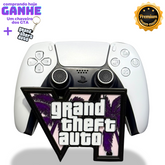Suporte Premium para Controle Playstation/xbox GTA 6 , de luxo  pintado a mão +CHAVEIRO DE BRINDE Pronta Entrega